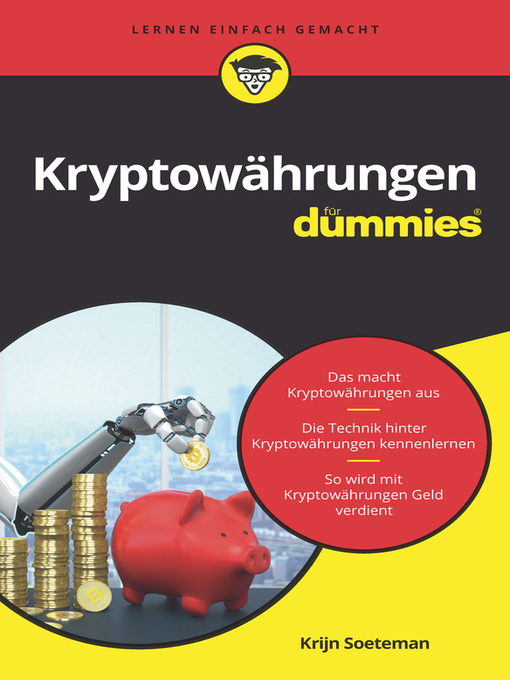 Title details for Kryptowährungen für Dummies by Krijn Soeteman - Available